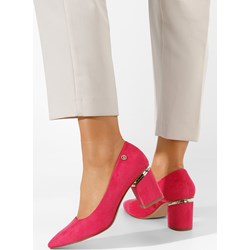 Czółenka różowe Zapatos eleganckie bez zapięcia  - zdjęcie produktu