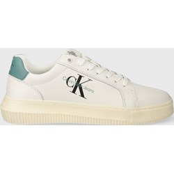 Trampki męskie Calvin Klein ze skóry wiązane  - zdjęcie produktu