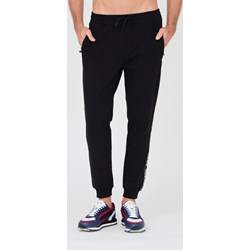 Spodnie męskie Guess jesienne czarne sportowe  - zdjęcie produktu
