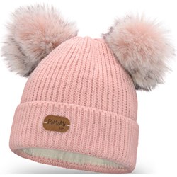 Różowa czapka dziecięca Pamami  - zdjęcie produktu