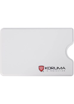 Plastikowe etui antykradzieżowe RFID na kartę kredytową (biały) Koruma Koruma ID Protection - kod rabatowy