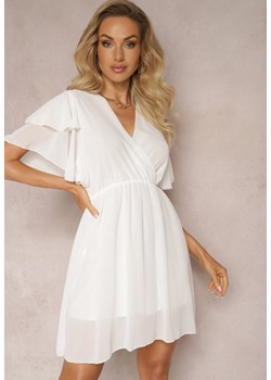 Biała Sukienka Nemele Renee okazyjna cena Renee odzież - kod rabatowy