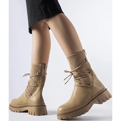 Botki z zamkiem  - zdjęcie produktu