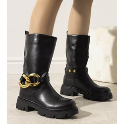 Botki Gemre casual bez zapięcia na platformie  - zdjęcie produktu