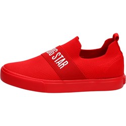 Trampki damskie czerwone BIG STAR letnie z tkaniny  - zdjęcie produktu