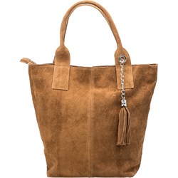 Shopper bag Rafallo z zamszu  - zdjęcie produktu