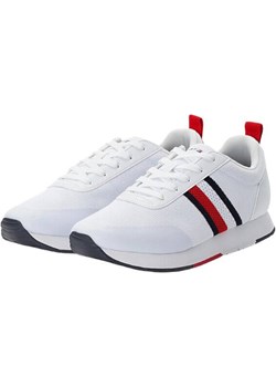 sneakersy męskie tommy hilfiger xm0xm01997 białe Tommy Hilfiger promocja Royal Shop - kod rabatowy