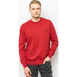 Sweter męski czerwony U.S Polo Assn. z bawełny  - zdjęcie produktu
