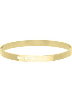 Złota obręcz minimalistyczna bransoletka do personalizacji stal szlachetna Manoki manoki.pl - kod rabatowy