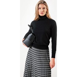 Sweter damski Molton czarny z golfem  - zdjęcie produktu