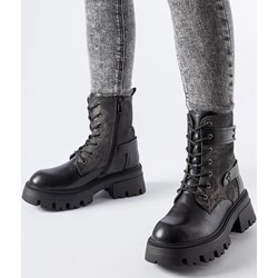 Workery damskie na zamek  - zdjęcie produktu