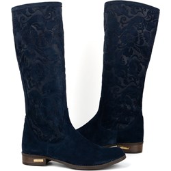 Kozaki damskie Buty Olivier ze skóry zimowe eleganckie  - zdjęcie produktu