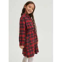 Sukienka dziewczęca Reserved w kratkę tkaninowa  - zdjęcie produktu