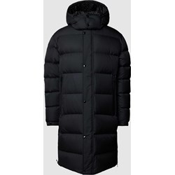 Płaszcz męski BOSS HUGO czarny  - zdjęcie produktu