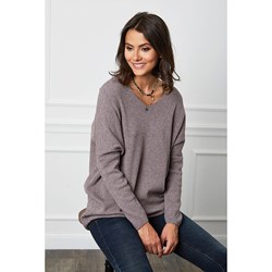 Sweter damski Joséfine z dekoltem w serek  - zdjęcie produktu