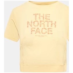 Bluzka damska żółta The North Face z okrągłym dekoltem z krótkimi rękawami  - zdjęcie produktu