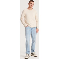 Sweter męski beżowy Reserved casualowy  - zdjęcie produktu