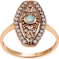 Pierścionek Wiktoriańska - Biżuteria Yes z opalem  - zdjęcie produktu