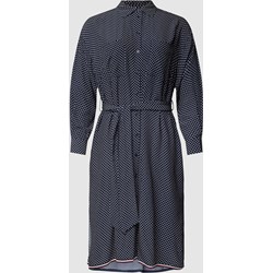 Sukienka Tommy Hilfiger midi koszulowa w groszki z wiskozy  - zdjęcie produktu