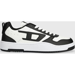 Buty sportowe męskie wielokolorowe Diesel skórzane wiosenne wiązane  - zdjęcie produktu