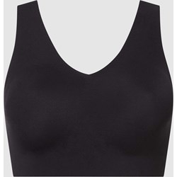 Czarny biustonosz Schiesser bez wzorów  - zdjęcie produktu