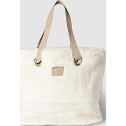 Shopper bag biała BARTS matowa duża na ramię  - zdjęcie produktu