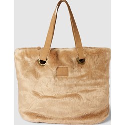 Shopper bag BARTS wakacyjna matowa brązowa duża na ramię  - zdjęcie produktu