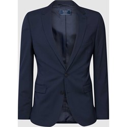 Granatowa marynarka męska MCNEAL elegancka z wiskozy  - zdjęcie produktu