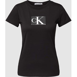 Bluzka damska Calvin Klein z krótkimi rękawami młodzieżowa  - zdjęcie produktu