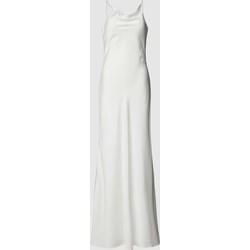 Sukienka biała Mascara maxi z dekoltem w literę v  - zdjęcie produktu