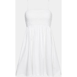 Sukienka Gina Tricot biała z okrągłym dekoltem mini bez rękawów  - zdjęcie produktu