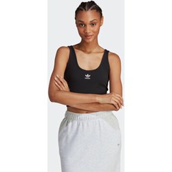 Bluzka damska Adidas sportowa czarna na lato  - zdjęcie produktu
