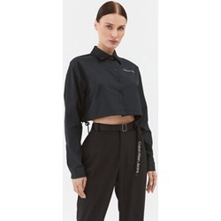 Koszula damska Calvin Klein z kołnierzykiem z długimi rękawami  - zdjęcie produktu