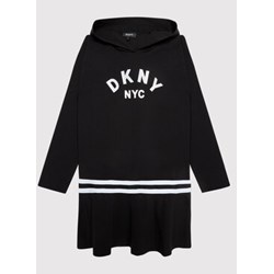 Czarna sukienka dziewczęca DKNY  - zdjęcie produktu