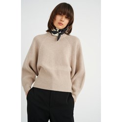 Sweter damski beżowy Inwear z golfem  - zdjęcie produktu