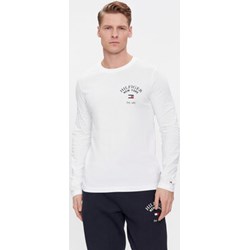 T-shirt męski biały Tommy Hilfiger z długim rękawem  - zdjęcie produktu