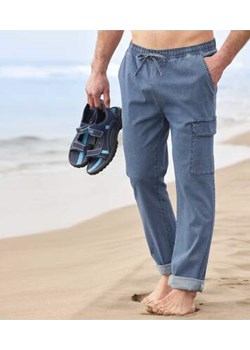 Luźne jeansy bojówki Atlas For Men okazja Atlas For Men - kod rabatowy