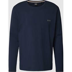 Granatowy t-shirt męski BOSS HUGO  - zdjęcie produktu