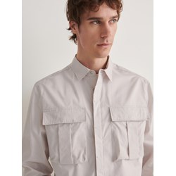 Koszula męska Reserved z długim rękawem różowa  - zdjęcie produktu