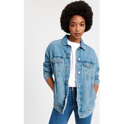 Niebieska kurtka damska Sinsay krótka casualowa  - zdjęcie produktu