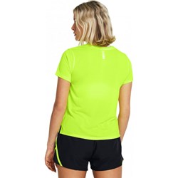 Zielona bluzka damska Under Armour z okrągłym dekoltem sportowa z krótkimi rękawami  - zdjęcie produktu