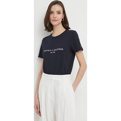 Bluzka damska Tommy Hilfiger na wiosnę z krótkimi rękawami  - zdjęcie produktu