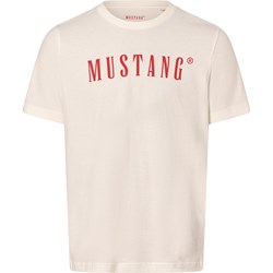 T-shirt męski Mustang w nadruki  - zdjęcie produktu
