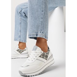 Buty sportowe damskie Born2be sneakersy białe casual  - zdjęcie produktu