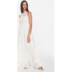 Sukienka Twinset biała bez rękawów z okrągłym dekoltem  - zdjęcie produktu