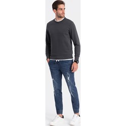 Ombre jeansy męskie z elastanu  - zdjęcie produktu