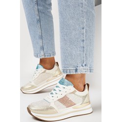 Buty sportowe damskie Born2be sneakersy wielokolorowe wiązane  - zdjęcie produktu