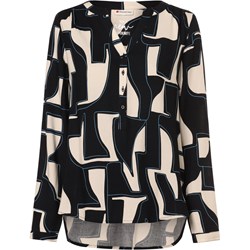 Bluzka damska Street One w abstrakcyjnym wzorze casual z okrągłym dekoltem z długimi rękawami  - zdjęcie produktu