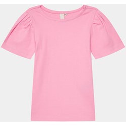 Bluzka dziewczęca różowa Pieces Kids z krótkimi rękawami  - zdjęcie produktu
