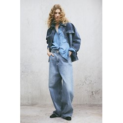 Koszula damska H & M z lyocellu z długimi rękawami casual z kołnierzykiem  - zdjęcie produktu